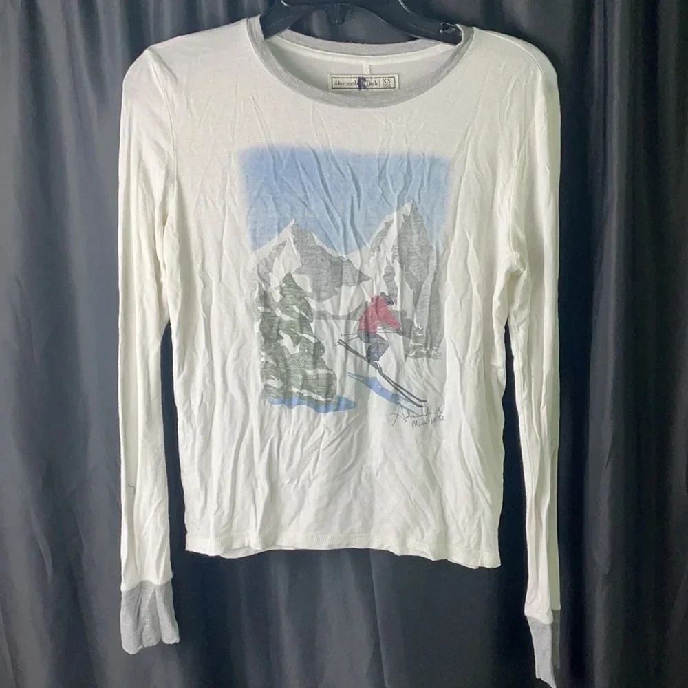 Vintage Abercrombie &‎ Fitch Ski Longsleeve XS